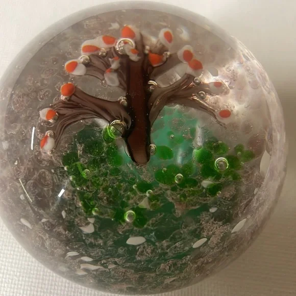 Paperweight flowering tree 3” - Picture 4 of 4